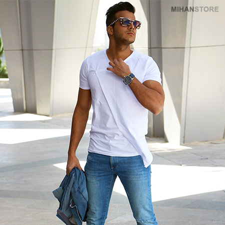 تی شرت لانگ مردانه مدل Smith