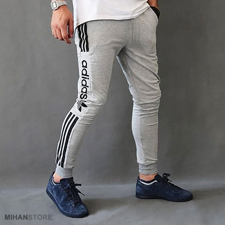شلوار اسلش مردانه Adidas طرح Grey
