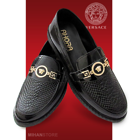 کفش ورنی مردانه Versace